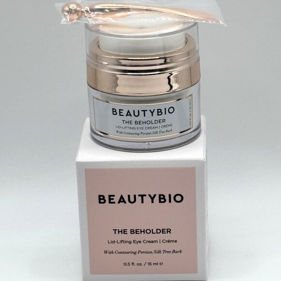 BeautyBio The Beholder Lid-Lifting Eye Cream 0.5 fl. oz. / 15 mL plus Spatula - Picture 2 of 11